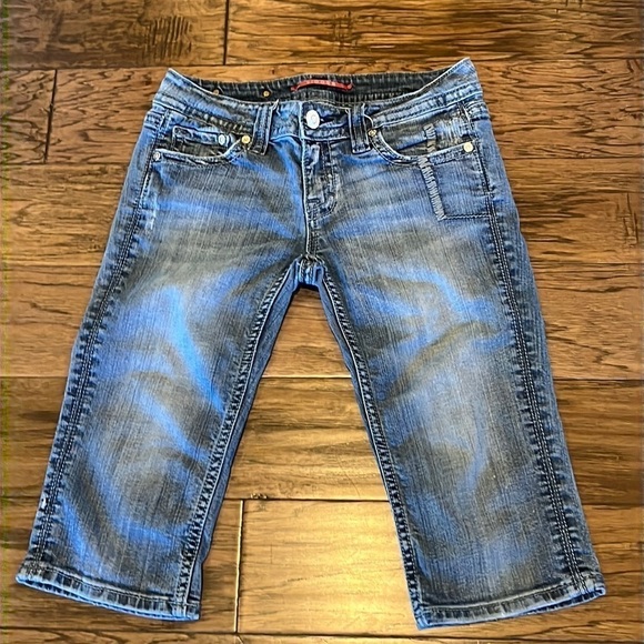 Vigoss Jeans Bermuda Capri Shorts Size 5 - Picture 1 of 14